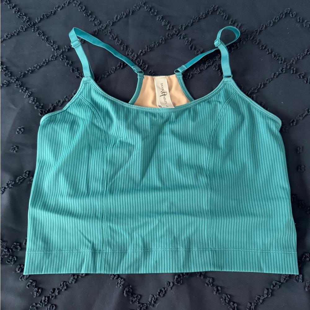 D&A 3 in 1 Ribbed Amelia Crop Cami (Lounge, Active, Swim) Pumping and Nursing